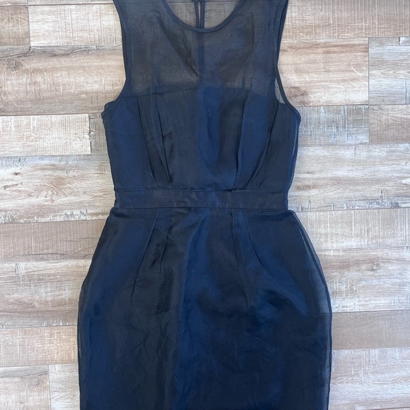 Zimmermann 100% Silk Black Overlay dress - Picture 2 of 8
